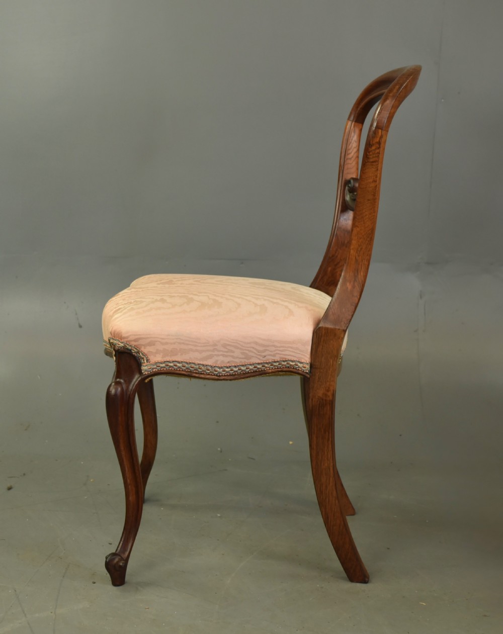 Set of six Victorian rosewood dining chairs  View VI