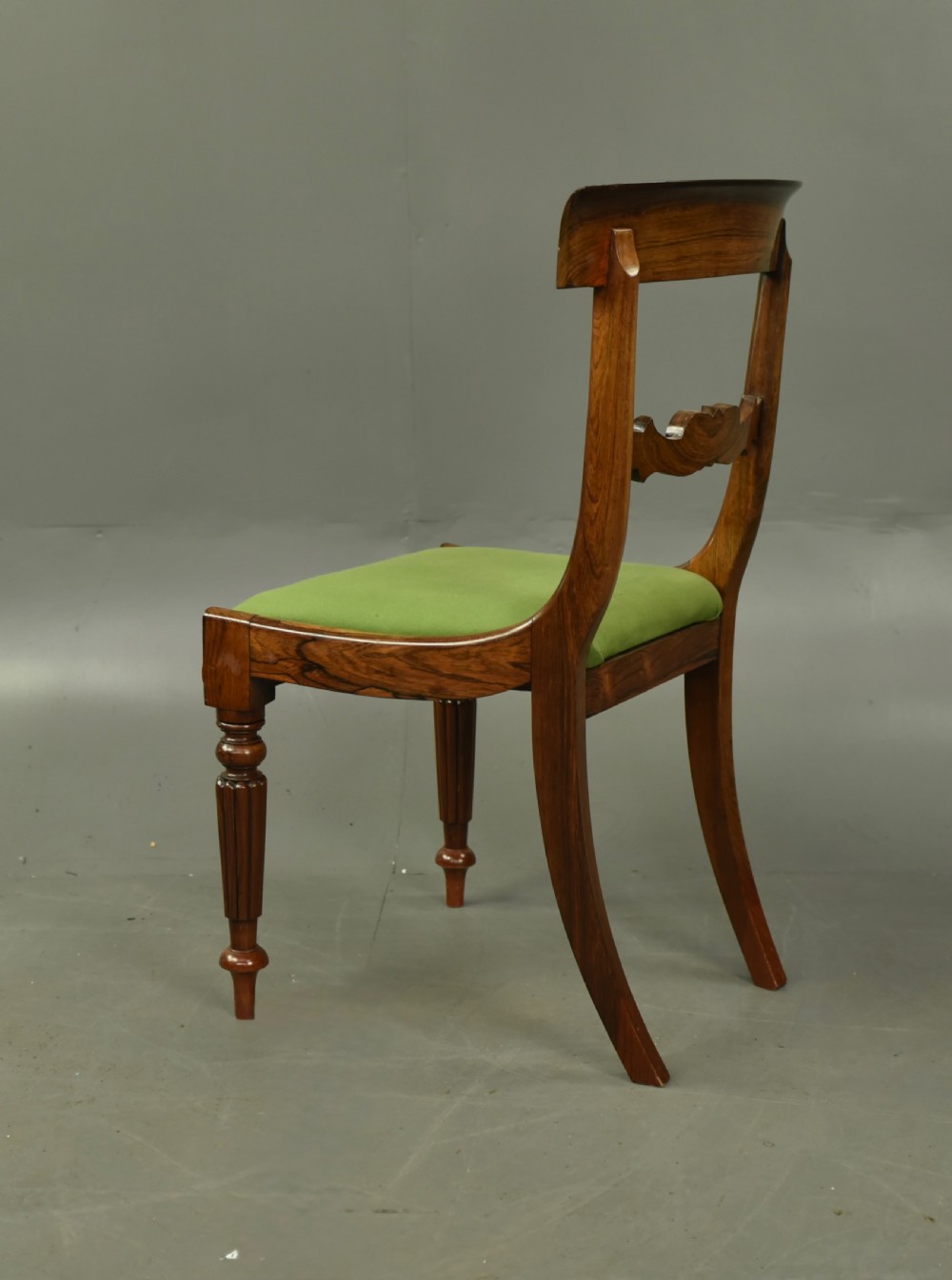 Set of six Regency dining chairs  View VI