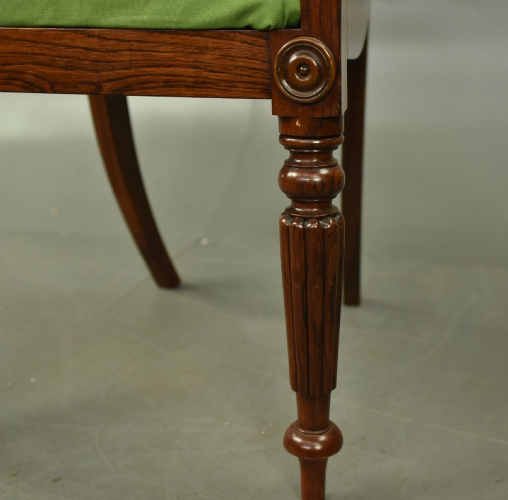 Set of six Regency dining chairs  View VII