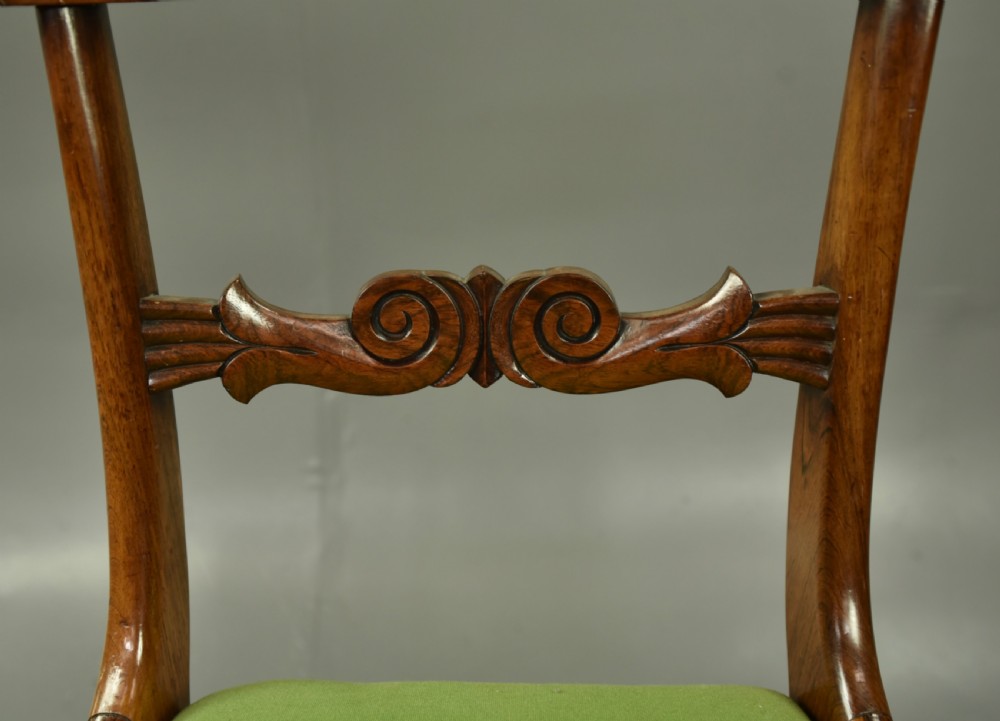 Set of six Regency dining chairs  View VIII