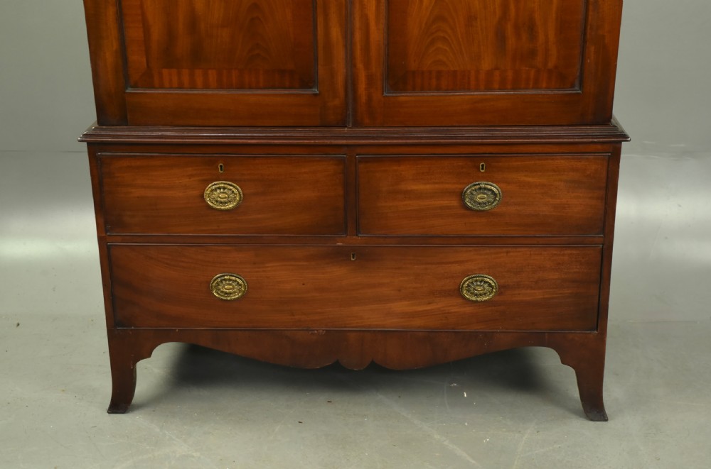 Georgian mahogany wardrobe  View II
