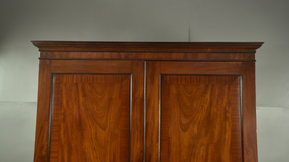 Georgian mahogany wardrobe  View III