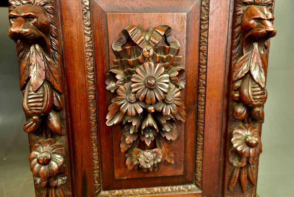 Victorian carved oak sideboard  View VII
