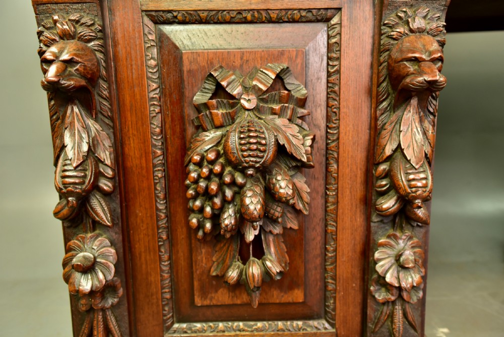 Victorian carved oak sideboard  View VIII