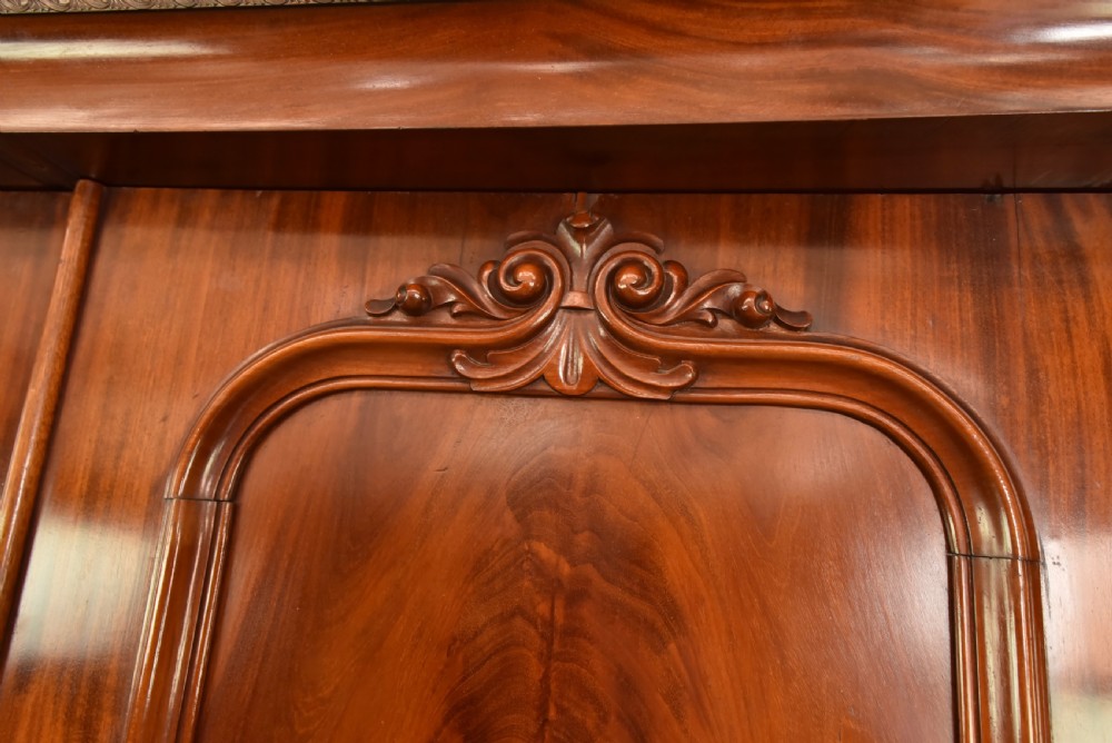 Victorian mahogany double wardrobe  View V