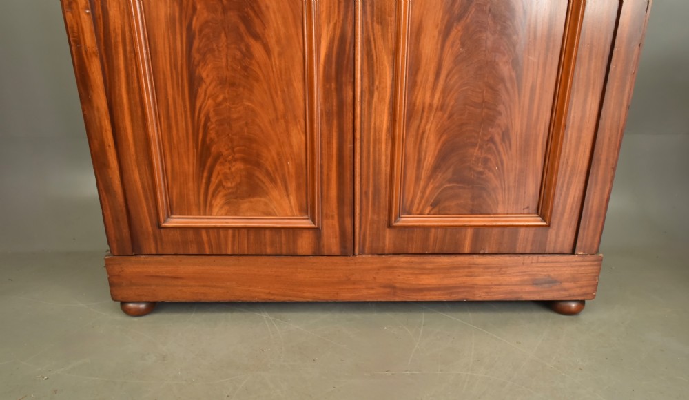 Victorian mahogany double wardrobe  View VI