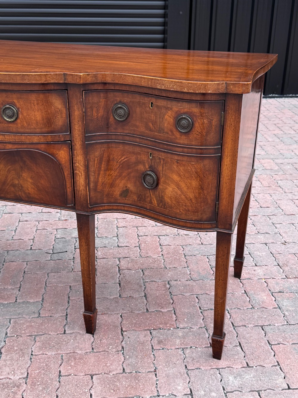 Georgian mahogany sideboard View V