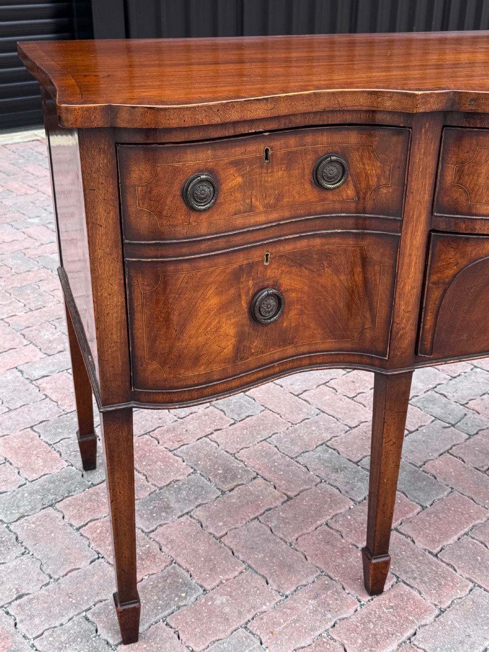 Georgian mahogany sideboard View VI