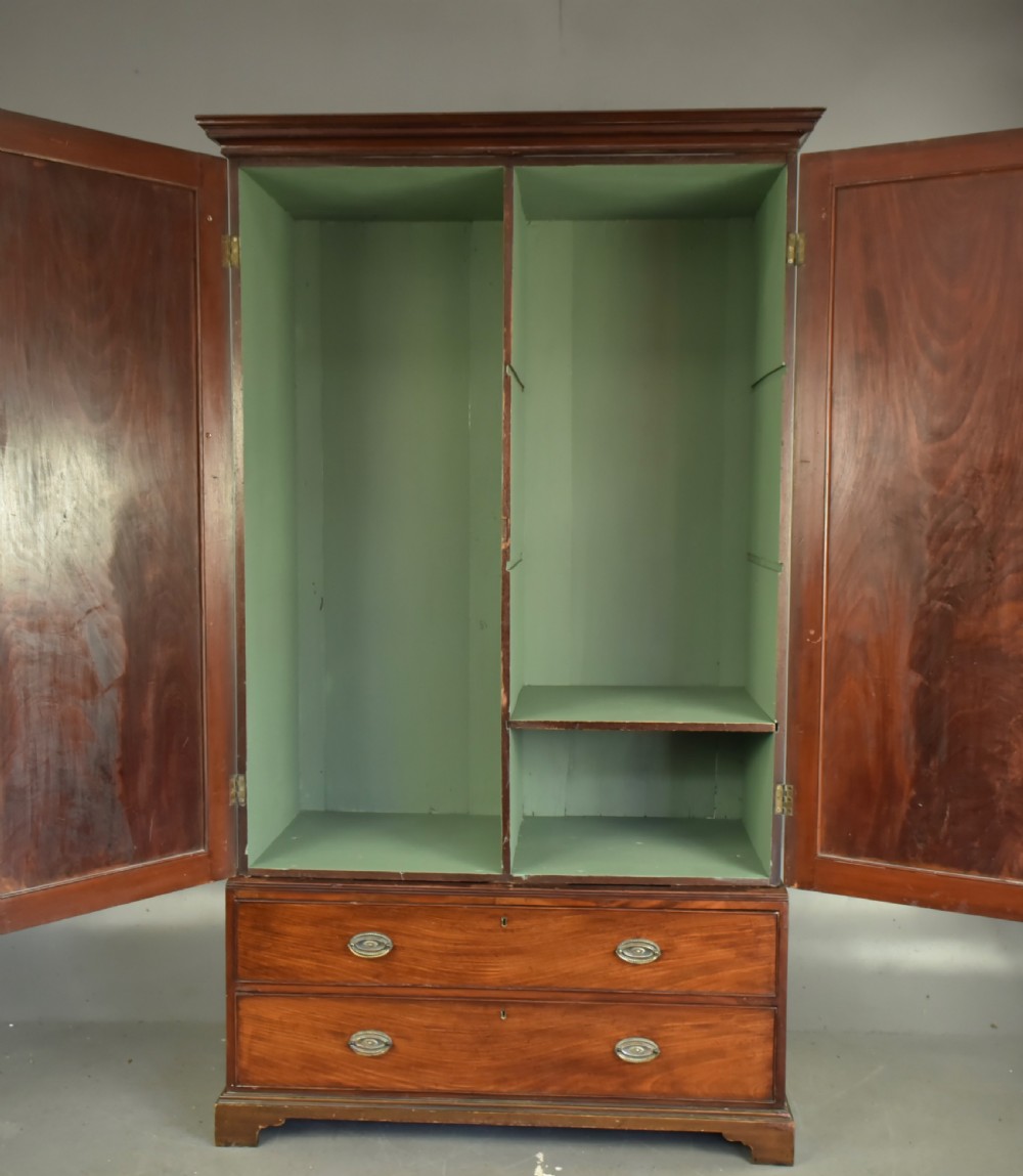 Georgian mahogany wardrobe  View II