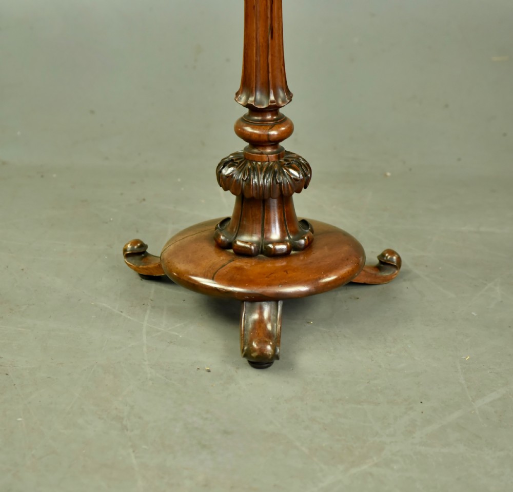 Victorian rosewood lamp table  View III