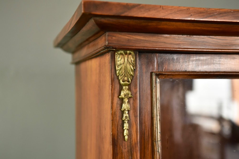 Victorian  walnut bookcase cabinet View III