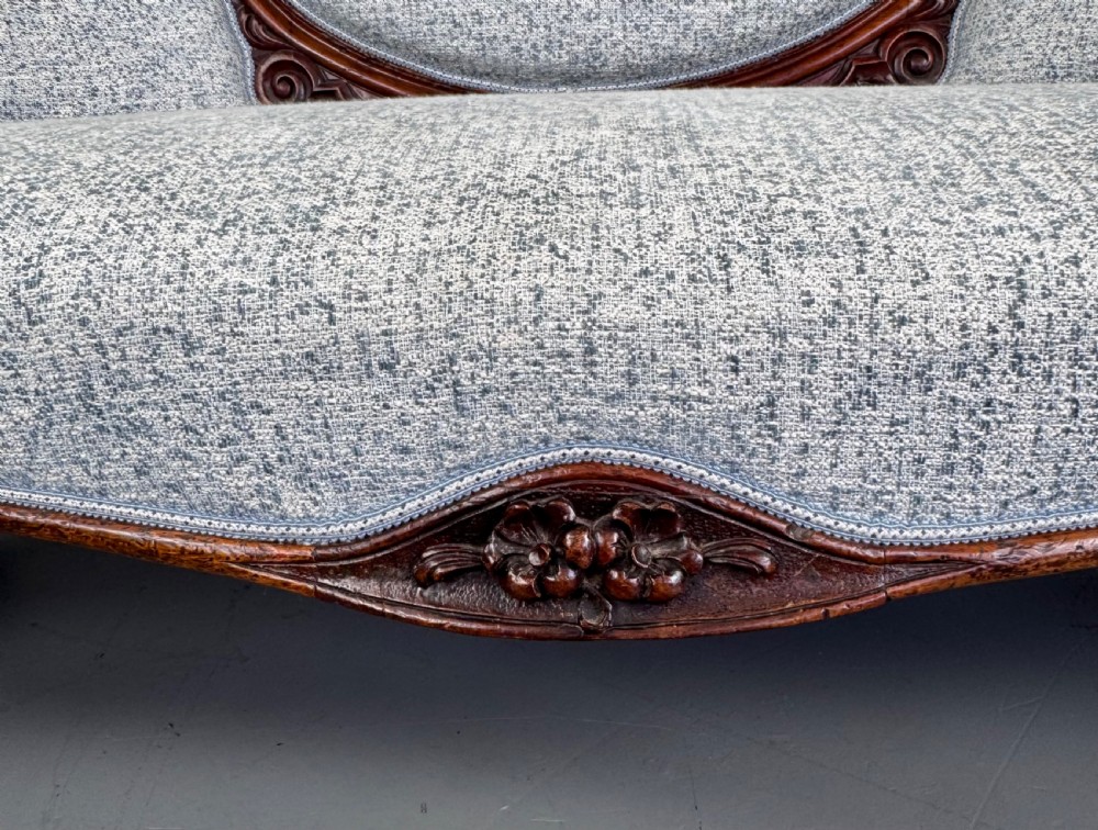 Victorian mahogany double ended sofa  View VIII
