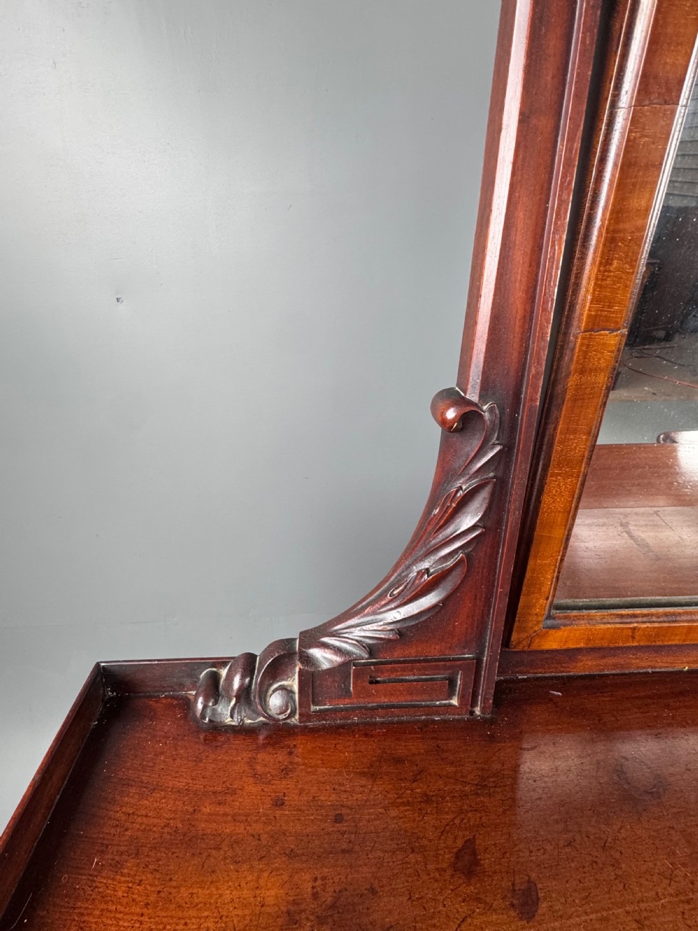 Victorian mahogany pedestal dressing table  View VI