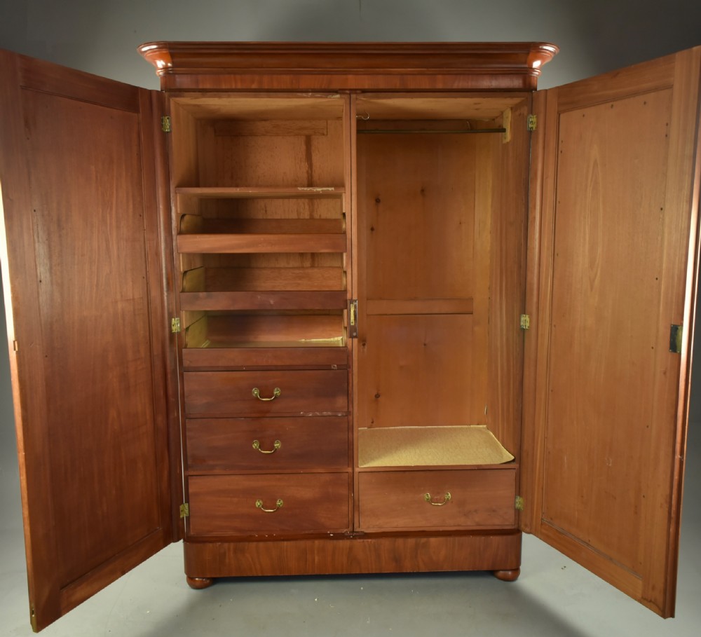 Victorian double wardrobe  View III
