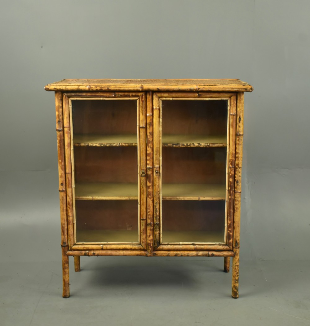 Victorian Bamboo bookcase 