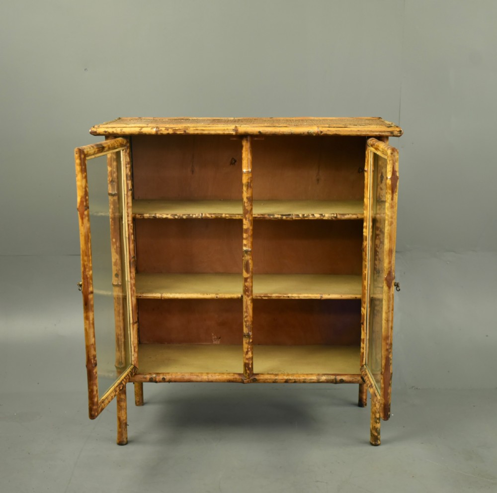 Victorian Bamboo bookcase  View II