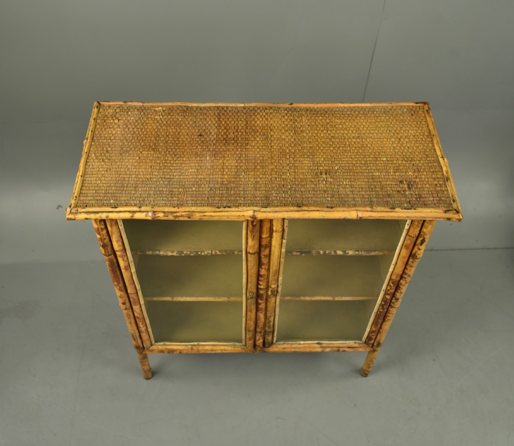 Victorian Bamboo bookcase  View V