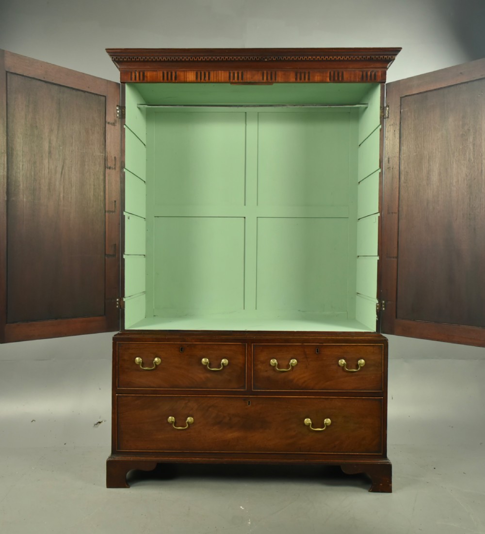 Georgian mahogany wardrobe  View II
