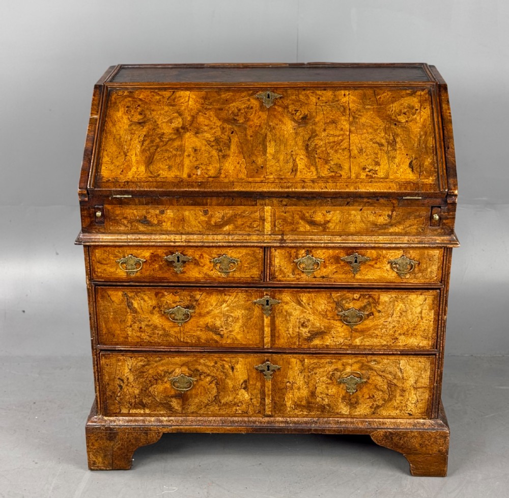 George I burr walnut bureau 
