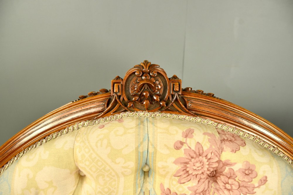 Victorian walnut sofa  View V