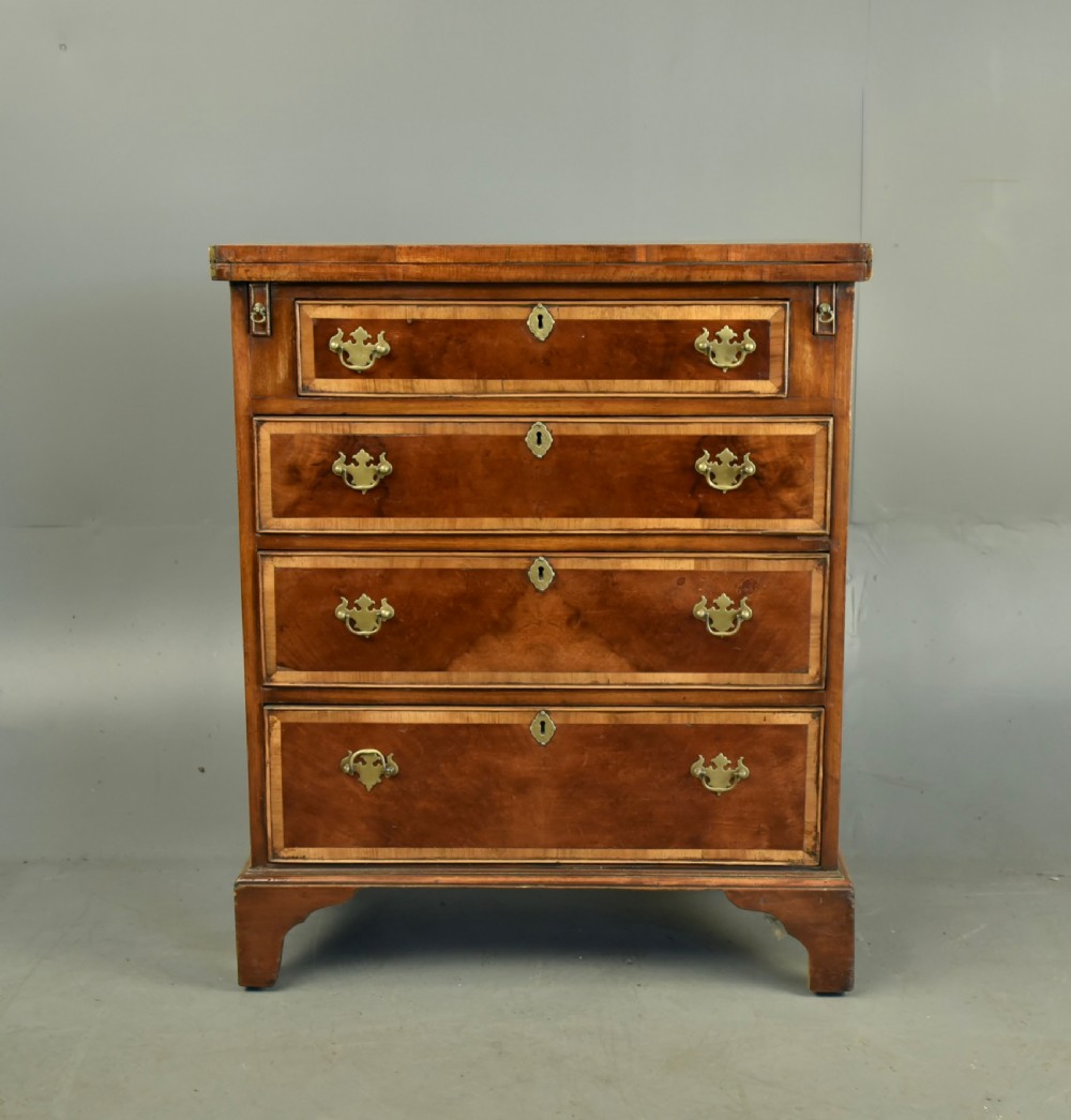 Antique walnut bachelors chest 