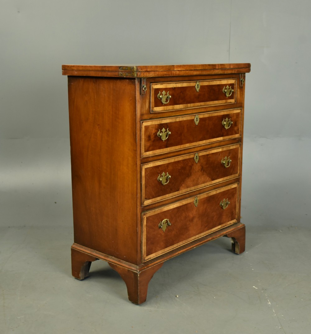 Antique walnut bachelors chest  View II