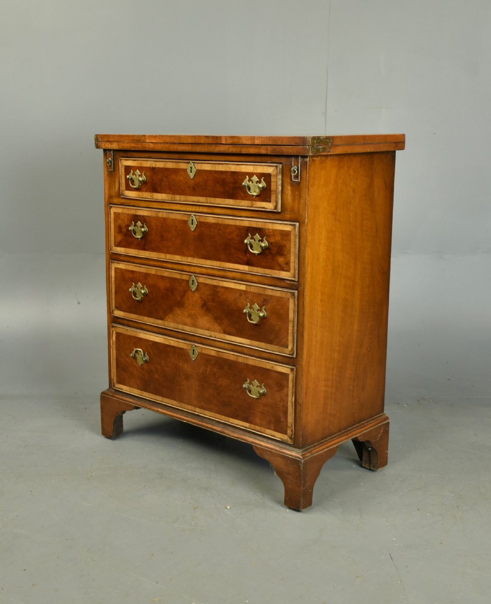 Antique walnut bachelors chest  View III