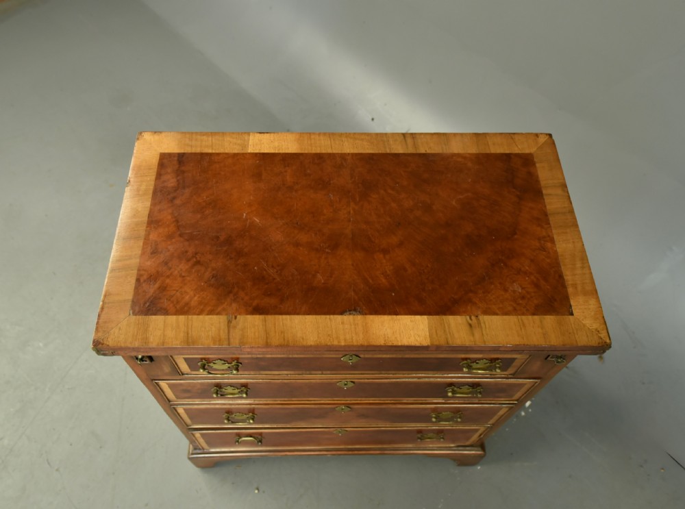 Antique walnut bachelors chest  View VI