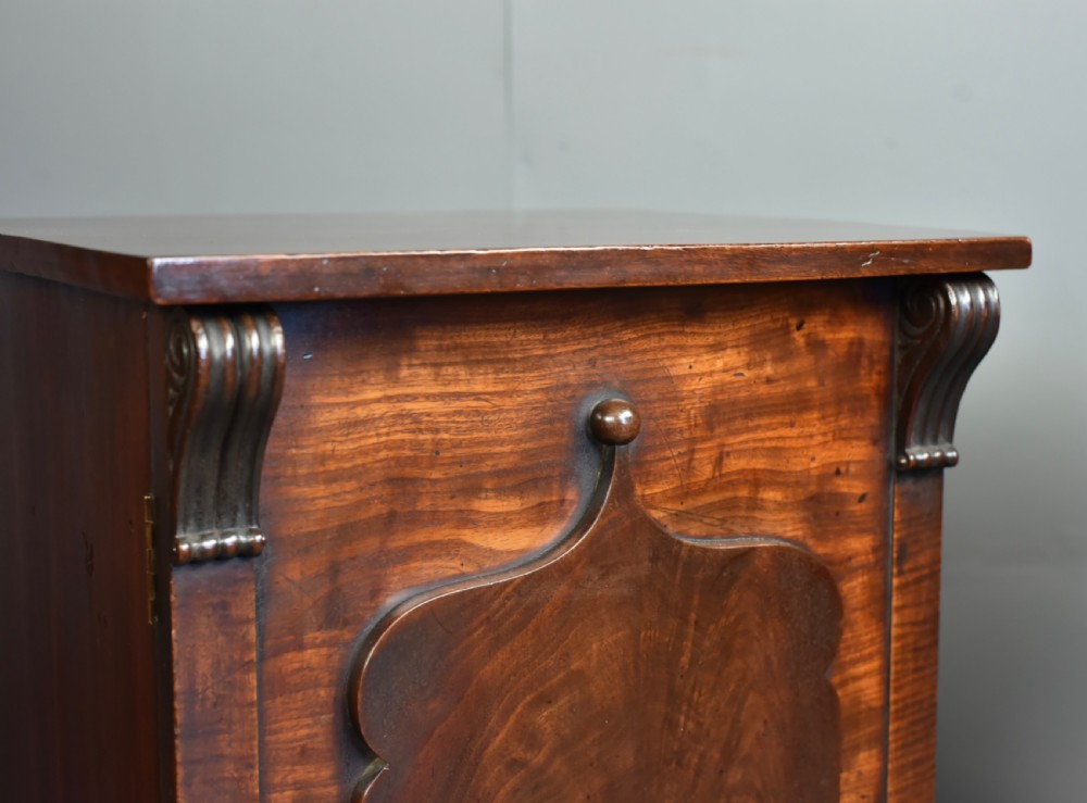 Antique pair of mahogany bedside cabinets  View VIII