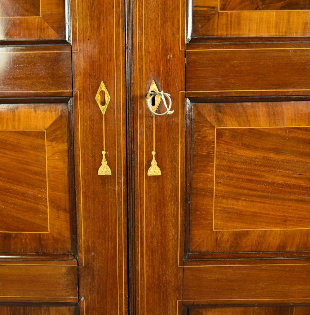Georgian mahogany double wardrobe flat packs  View VI