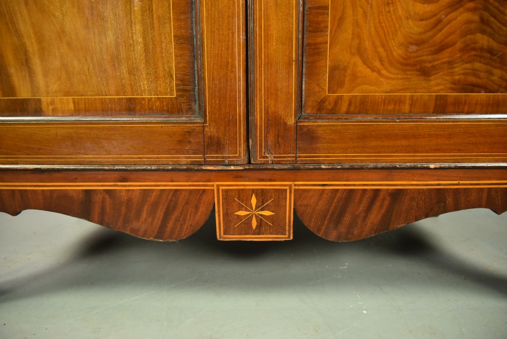 Georgian mahogany double wardrobe flat packs  View VII