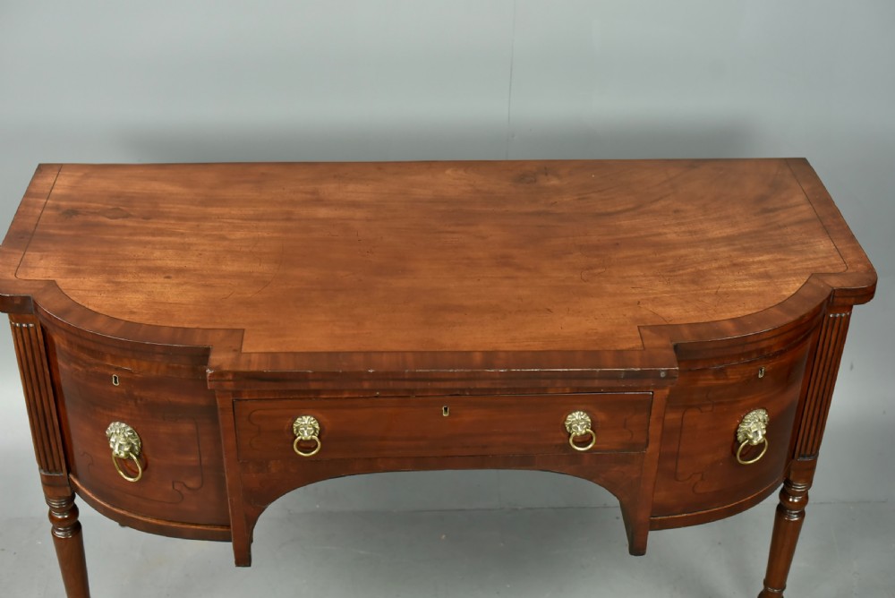 Georgian mahogany sideboard  View V