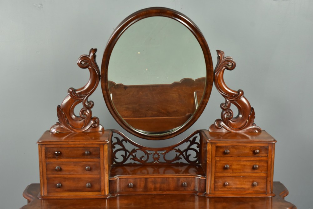 Victorian mahogany dressing table  View II