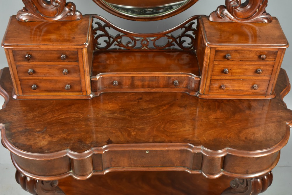 Victorian mahogany dressing table  View IV