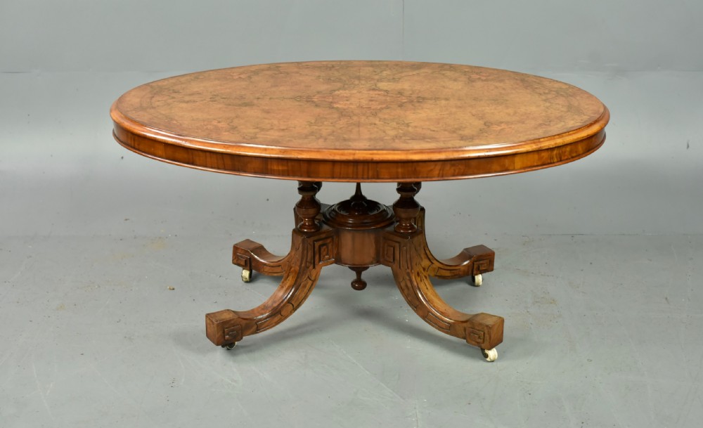 Victorian walnut coffee table 