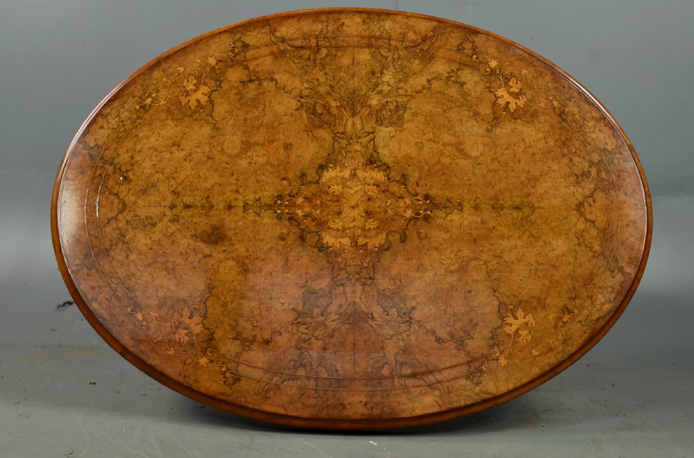 Victorian walnut coffee table  View VI