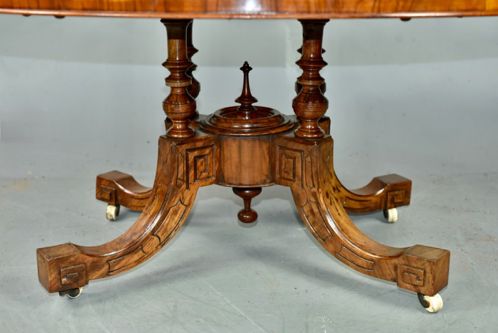 Victorian walnut coffee table  View VII