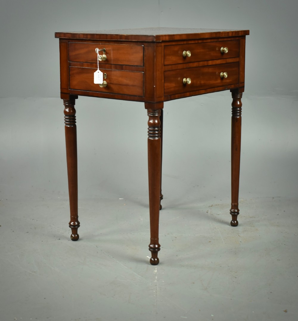 Regency mahogany side table 