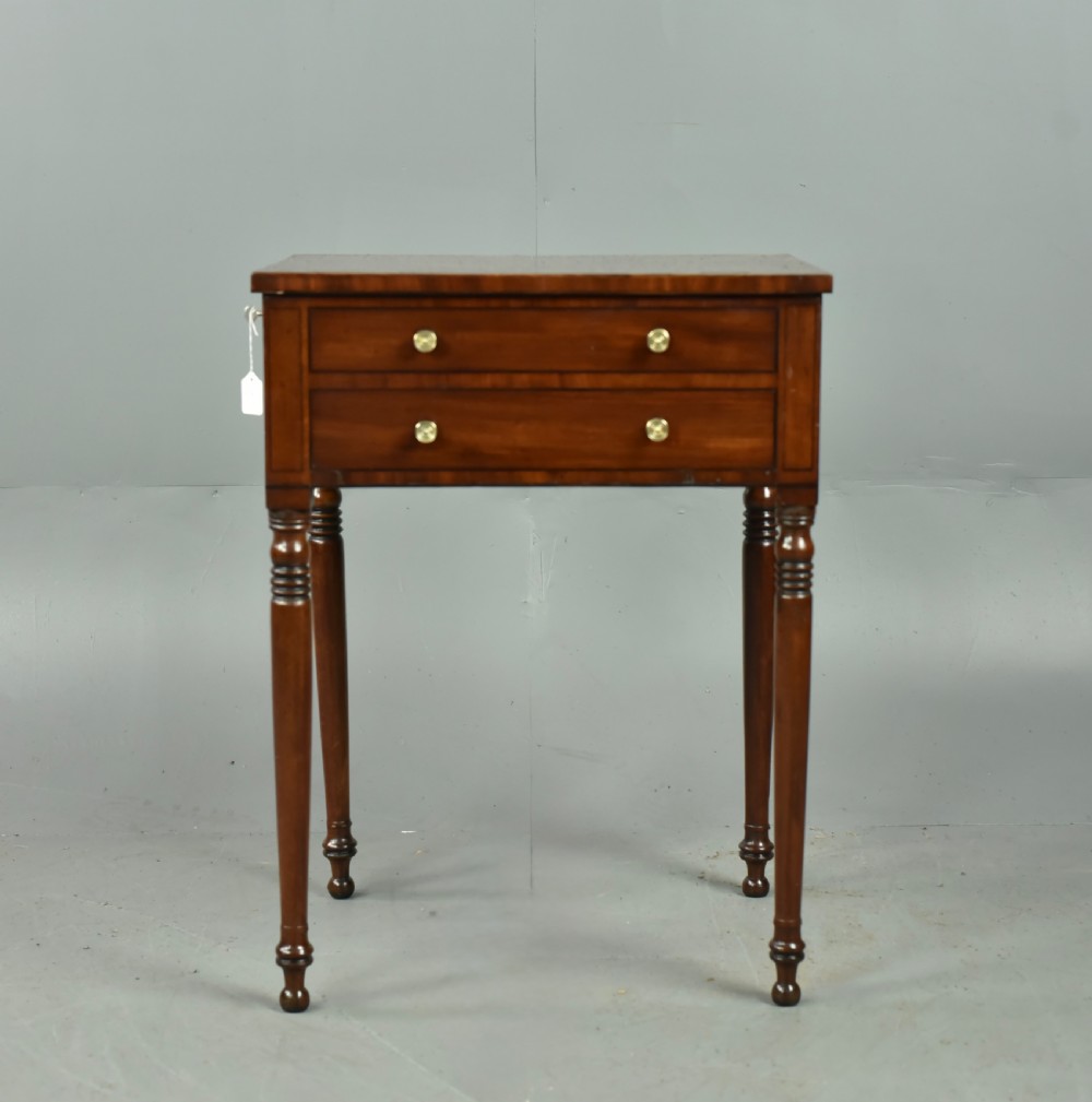 Regency mahogany side table  View II