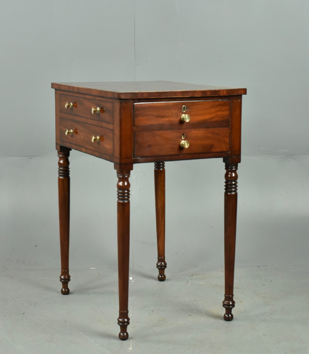 Regency mahogany side table  View III