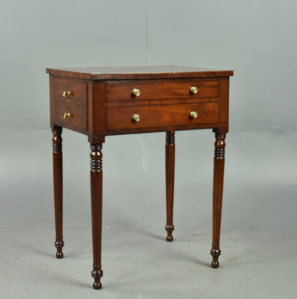 Regency mahogany side table  View IV