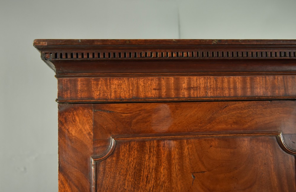 Georgian mahogany Gentlemen's wardrobe  View IV