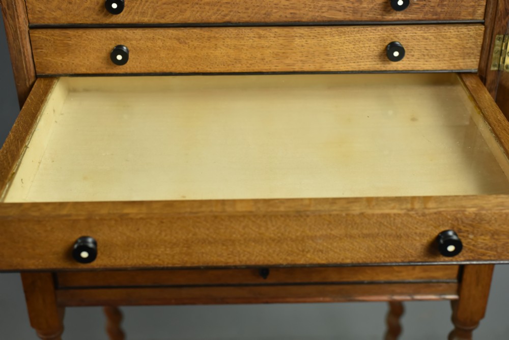 Oak collectors cabinet  View VIII