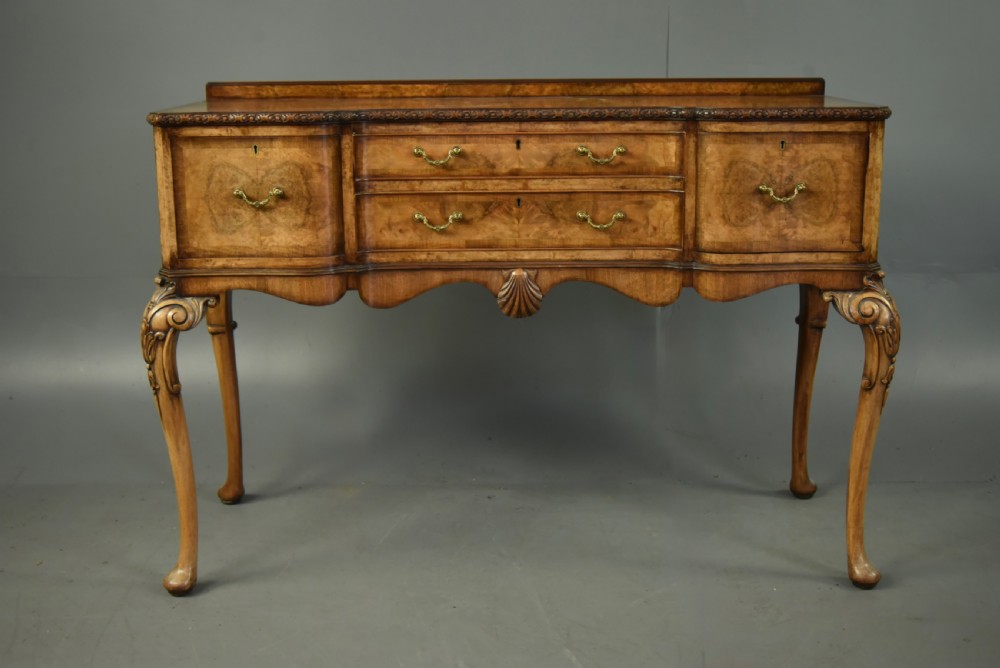 Antique Queen Anne walnut server table Hille London