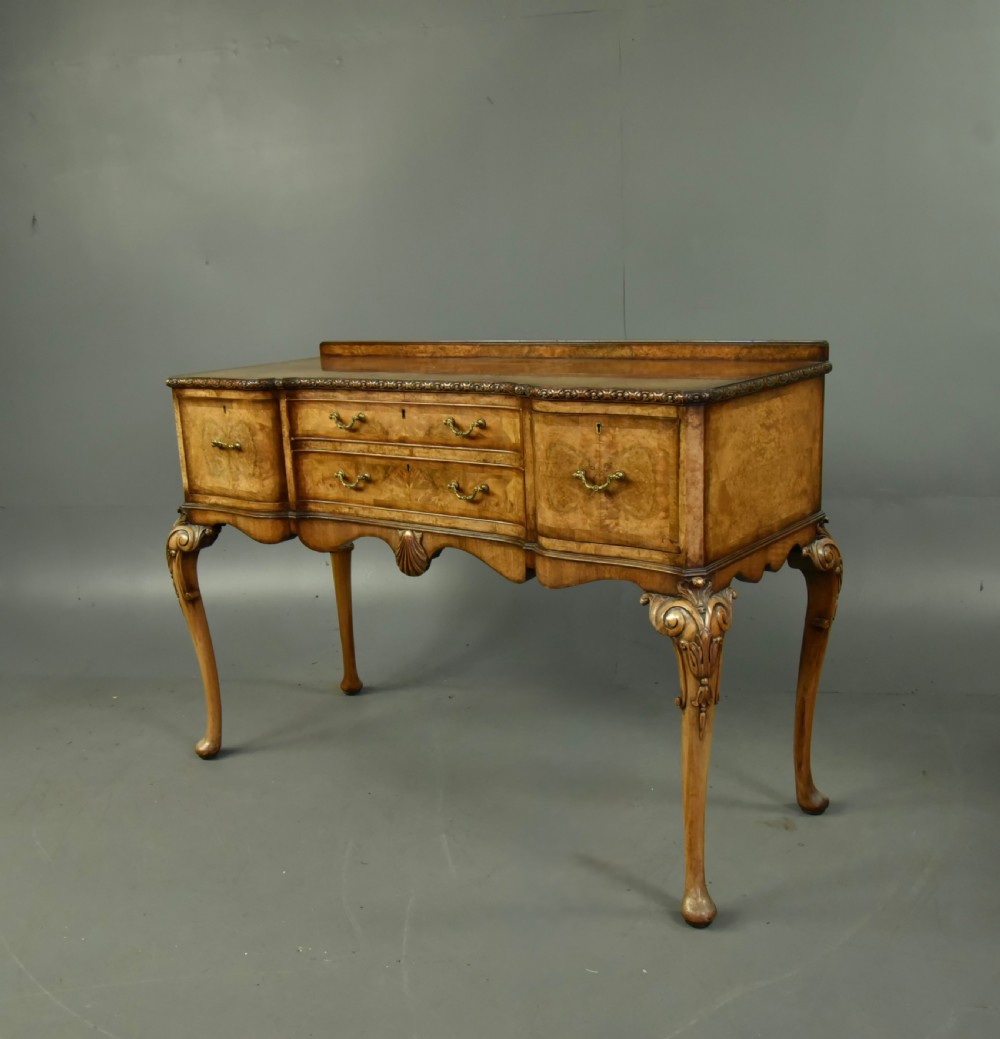 Antique Queen Anne walnut server table Hille London View VII