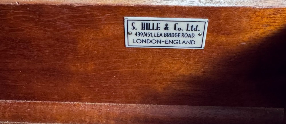 Antique Queen Anne walnut server table Hille London View VIII