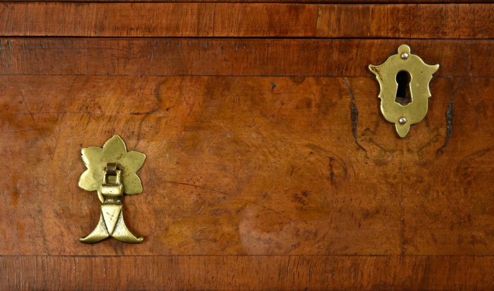 small Antique walnut chest on chest tallboy  View VII