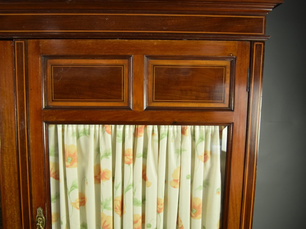 Victorian mahogany double compactom wardrobe  View IV