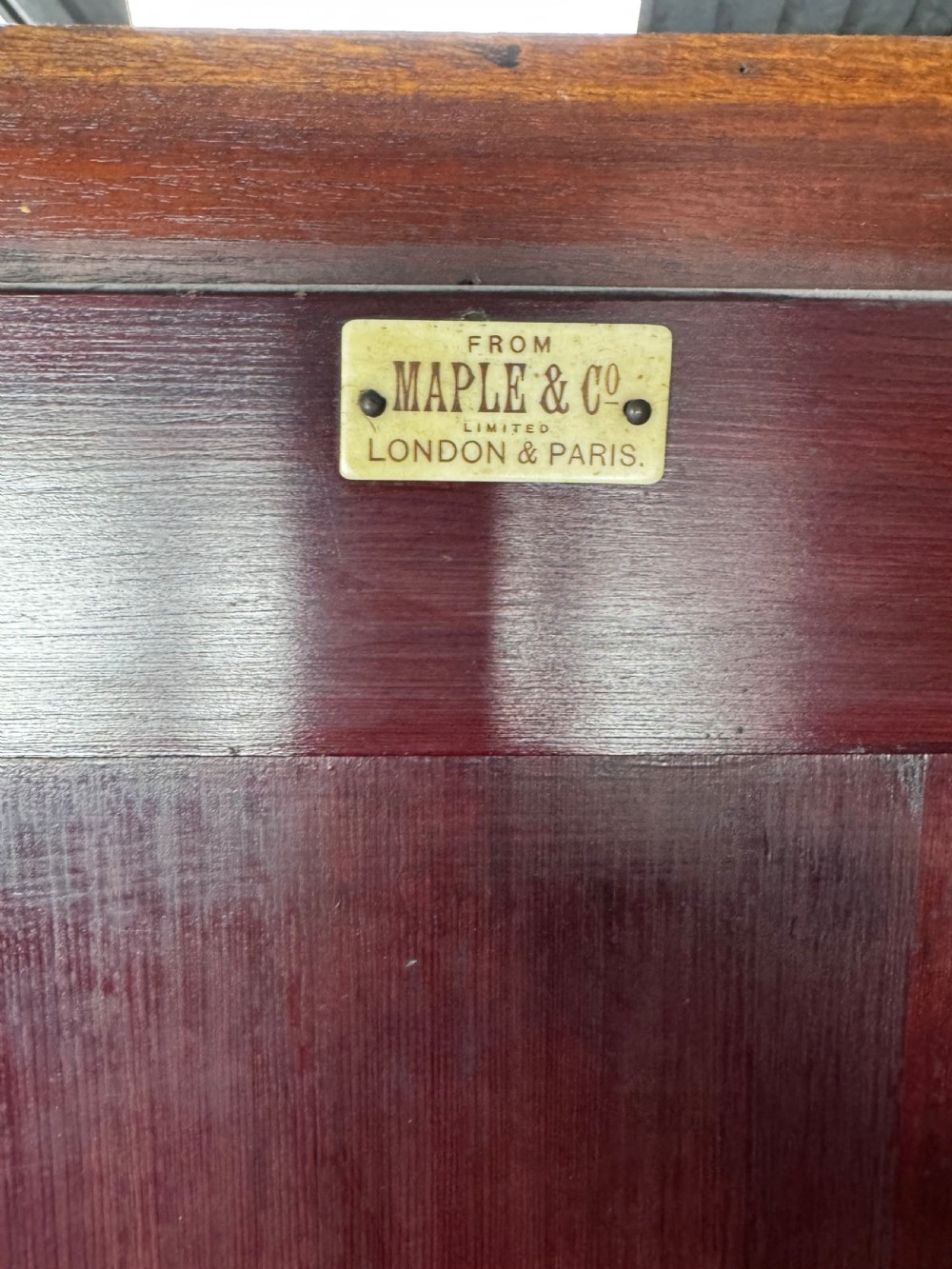 Victorian mahogany double compactom wardrobe  View VI