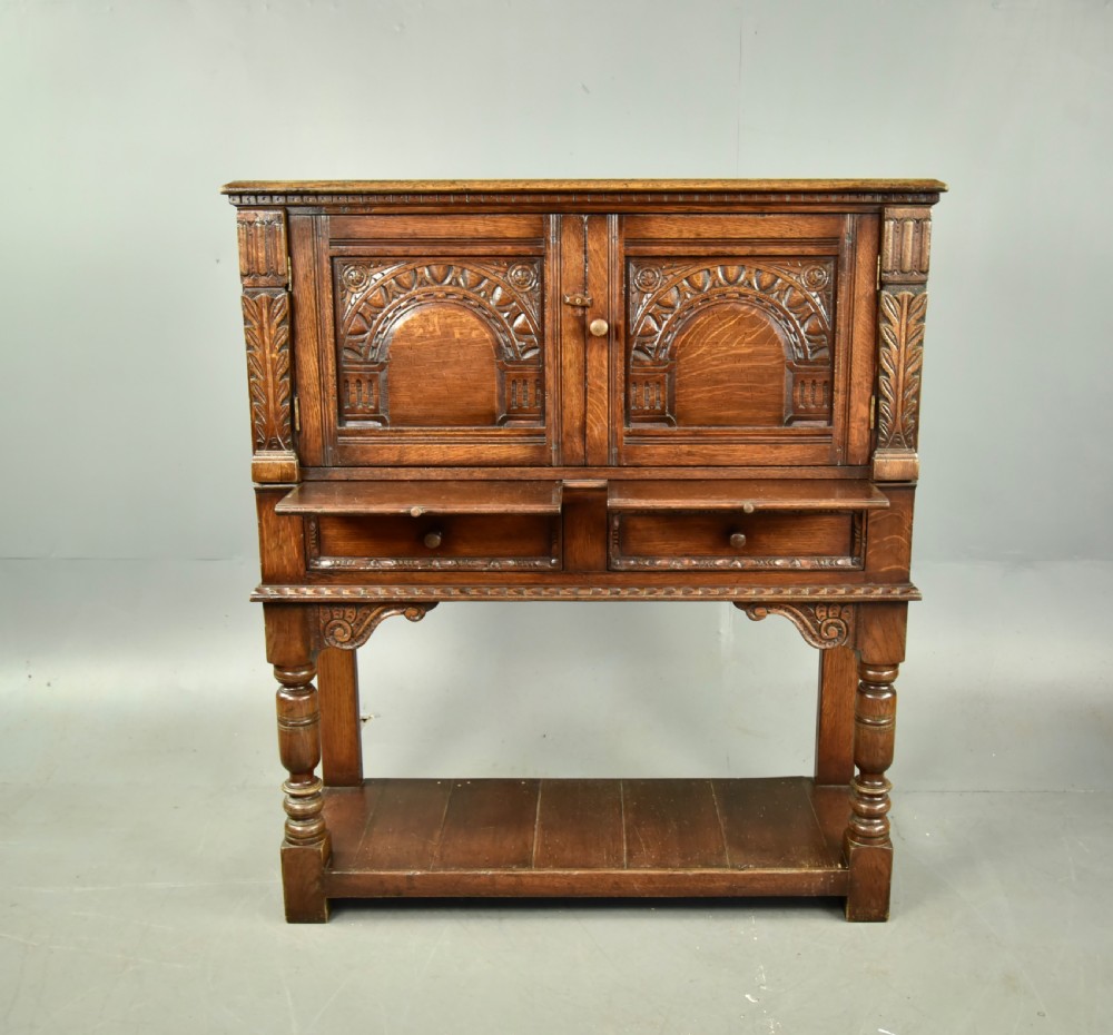Ipswich oak wine cabinet 